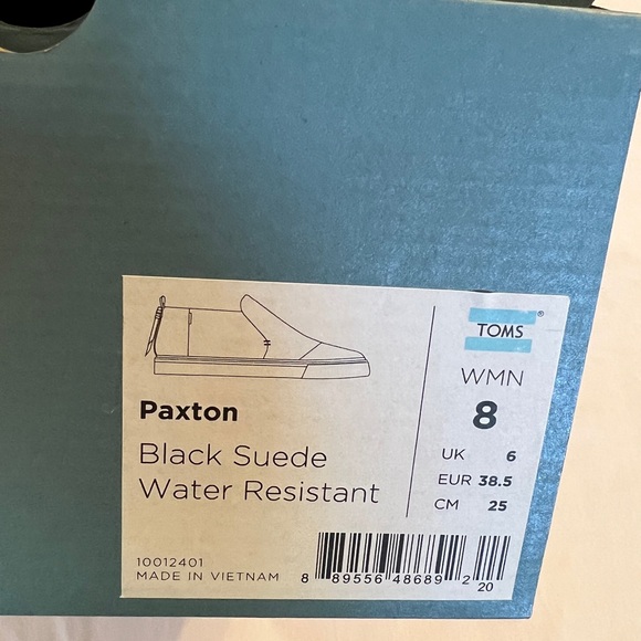 TOMS Women's Gray Suede Slip On Paxton Sneakers size 8 Footwear ankle comfort - Picture 7 of 8